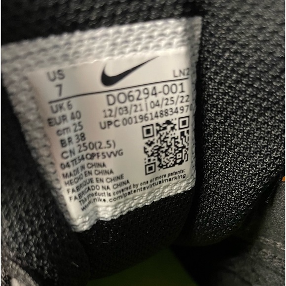 Nike Vapor Edge 360 VC Men’s Size 7.5 Vapor Carbon Football Cleats DO6294-001. - Picture 13 of 13